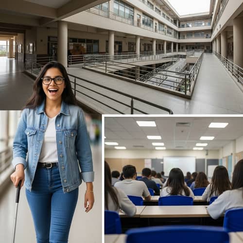 Inclusive University Campus: Inspiring Arrival of Visually Impaired Student
