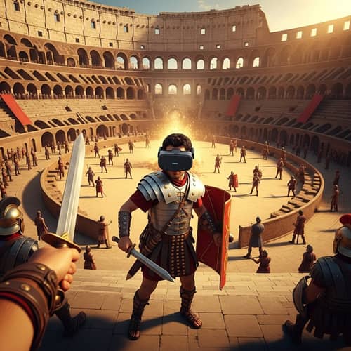 Epic VR Battle in Colosseum of Rome | Hispanic Roman Warrior