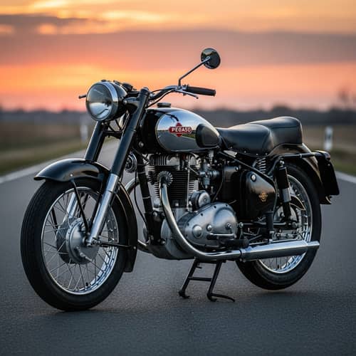 Intricately Detailed Vintage Pegaso Bike | Timeless Design