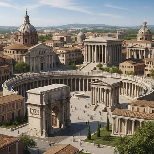 Classic Roman Public Buildings: Architecture, Engineering & Artistry