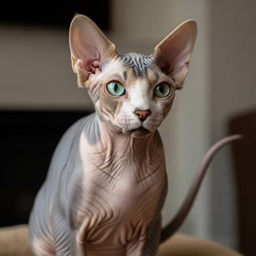 Detailed Visualization of a Sphynx Cat | Unique Beauty Captured