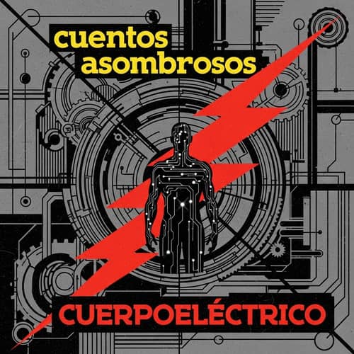Cuerpoeléctrico: Retro-Modern Sci-Fi Album Cover