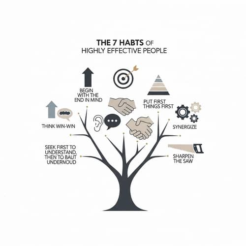 7 Habits of Highly Effective People: Modern & Minimalist Artwork