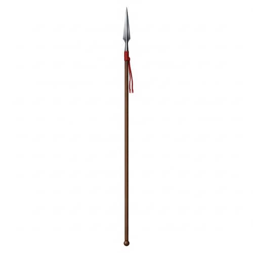 Traditional Spear Illustration - Handcrafted Design