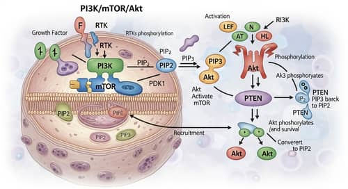 Pi3k/mTor/Akt Pathway: Cell Signaling Process