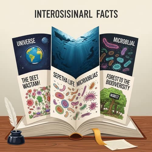 Fascinating Facts Book: Universe, Ocean, Microbial Life & Biodiversity