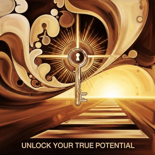 Unlock Your True Potential | Abstract Art Design