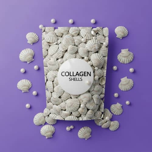 Marine-Themed Collagen Shell Packaging | Elegant Design