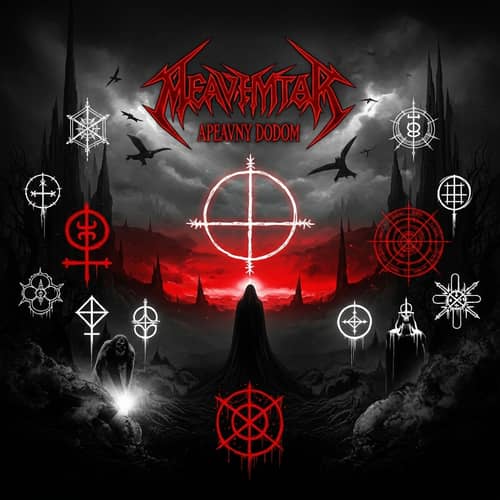 Sinister & Foreboding Heavy Metal Album Cover