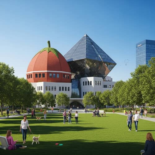 Unique Architectural Building Design | Geometric, Organic Shapes