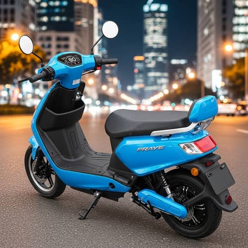 Sleek Electric Scooter in Vibrant Blue | City Commuter Scooter