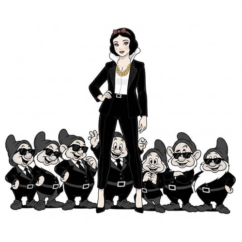 Modern Snow White: Ambitious Urban Entrepreneur