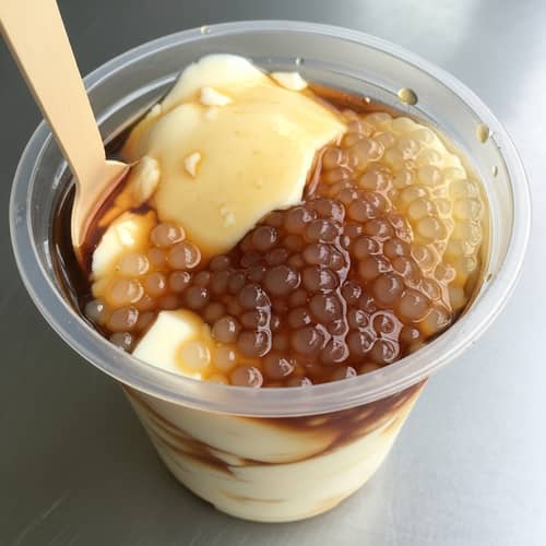 Cheap Classic Filipino Taho Dessert | Sweet Tofu Delicacy