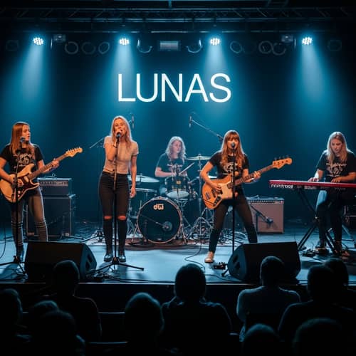 Lunas: All-Female Pop Band with 5 Members Performing Live