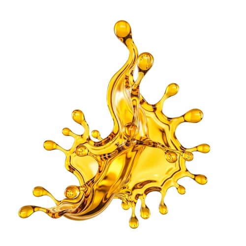 Vibrant 3D Yellow Liquid Splash Art