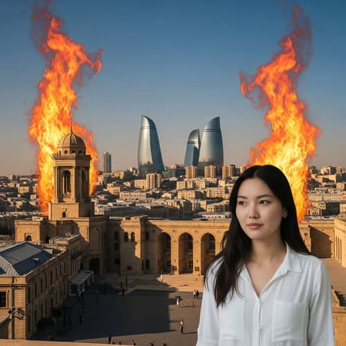 Captivating Urban Scene in Baku, Azerbaijan | Enchanting Beauty