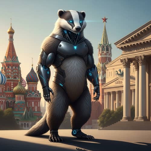 Dominant Cybernetic Badger in Russia - Peaceful Control