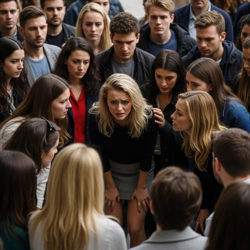 Empathy in Public: Unwanted Attention Towards Young Woman