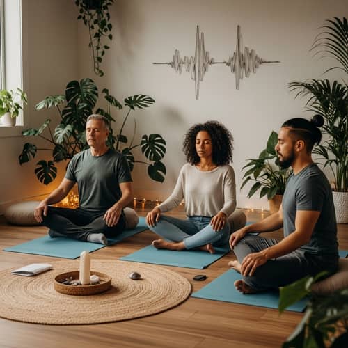 Tranquil Breathwork Session with Instructor and Participants