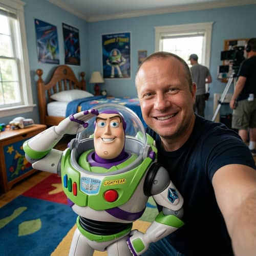 Epic Selfie with Buzz Lightyear in Toy Story Set