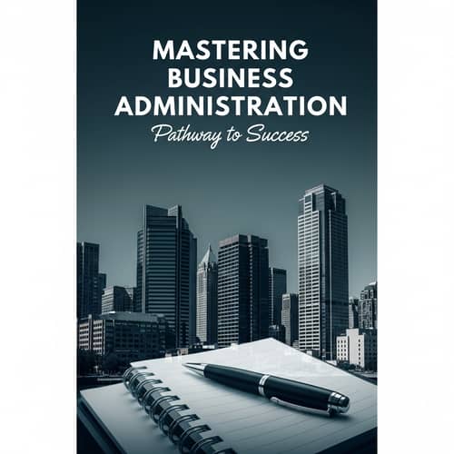 Business Administration Book Cover Design
