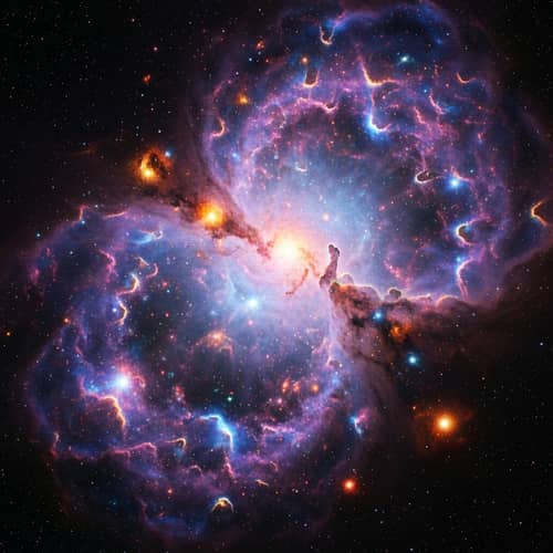 Galactic Nebula - Breathtaking Abstract Cosmic Landscape