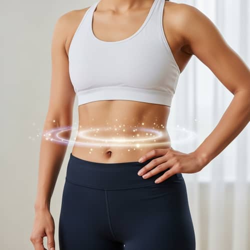 Fit South Asian Woman with Ethereal Health Glow