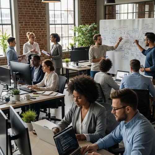 Business and Technical Discussions | Diverse Work Culture