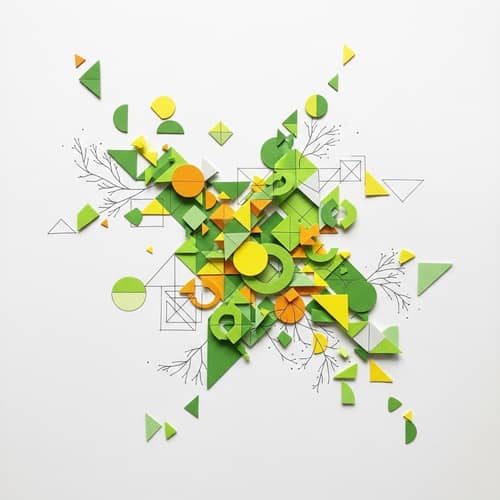 Colorful Abstract Geometric Patterns: Uncovering the Mystery