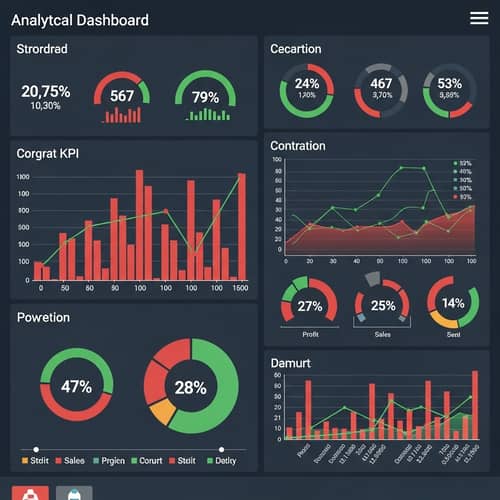 Visual Analytical Dashboard with KPIs & Data Visualization