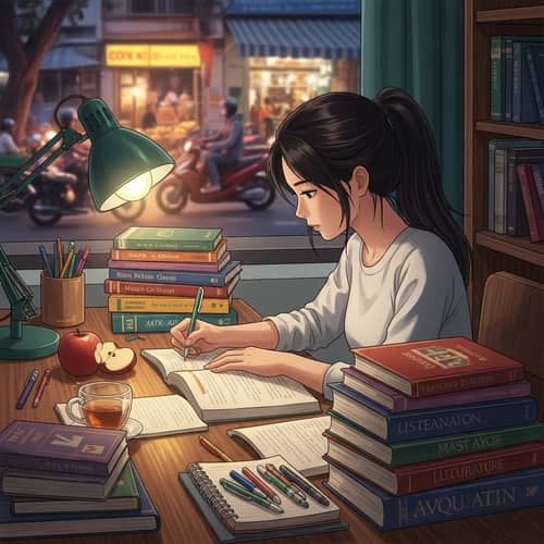Meet Hoa: Dedicated Vietnamese Student Hard at Work | Education Scene