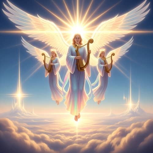 Angels of Light: Heavenly Beings Radiating Divine Glow