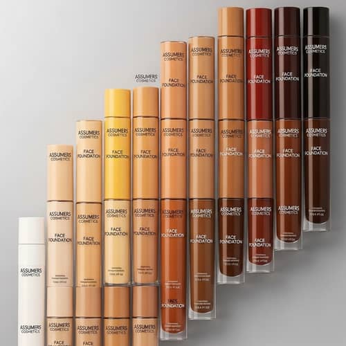 Assumers Cosmetics Face Foundation - Inclusive Shades for All Skin Colors