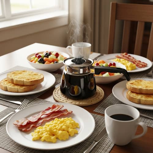 Cozy Breakfast with Brewed Coffee Ideas