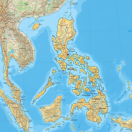 Philippine Map Illustration: Geography & Features