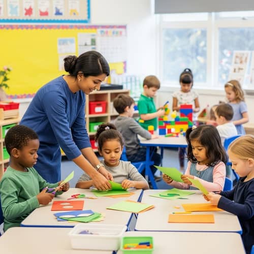 Engaging Kindergarten Classroom without Gymnasium