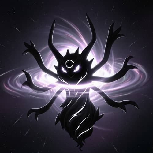Voidarach - Dark and Psychic Entity Inspired by Pokémon
