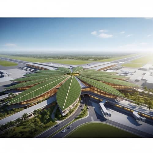 Anahaw Leaf-Inspired Airport Design | Tropical Aesthetic