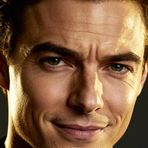 Professional Actor Headshot with Expressive Features