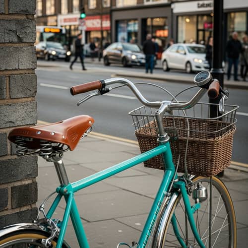 Vibrant Urban Bicycle: Style Meets Functionality