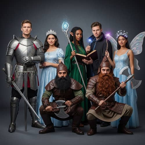 Fantasy Cosplay Group Costumes | Diverse Characters Portrayed