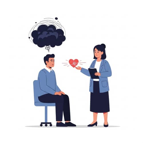 Empathetic Encounter: Client & Counselor Seeking Clarity
