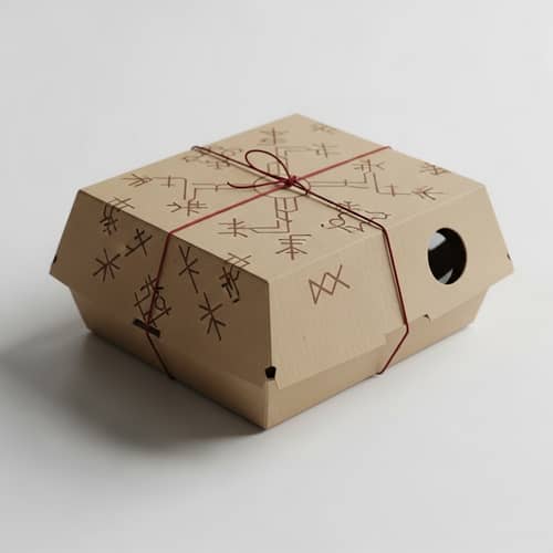 Mysterious Burger Box Packaging Design