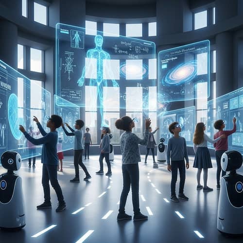 Innovative Educational Training Techniques - Futuristic Learning Environment