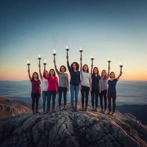 Empowering Women: A Diverse Group Conquering Challenges