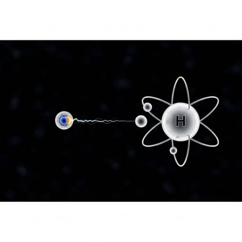 Incident Electron Approaching Hydrogen Atom