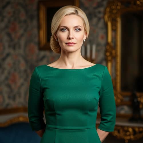 Elegant Transformation: 45-Year-Old Gender-Changed Draco Malfoy