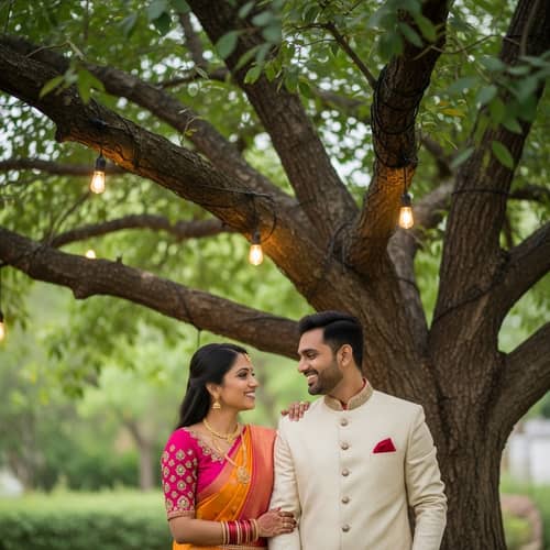 Beautiful Indian Couple Image - Affection and Romance