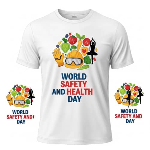 World Safety and Health Day T-Shirt | Campaign Apparel