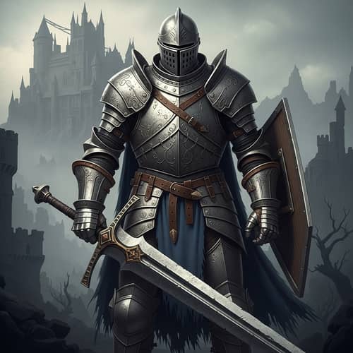 Majestic Knight in Armor - High Fantasy Vibes